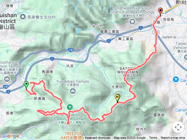 114/5/4-龜山壽山巖經大棟山到迴龍10連峰