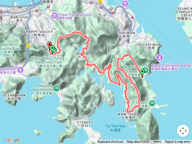 港島徑8765段逆連走預覽圖