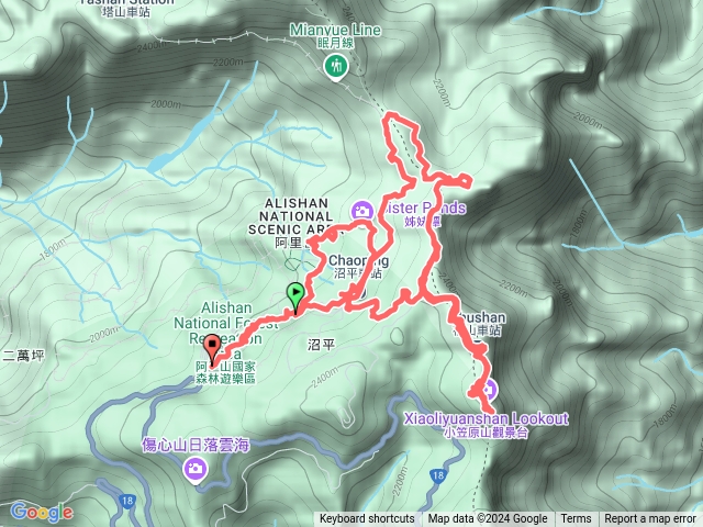 阿里山森林鐵路火車看日出及健走一日遊預覽圖