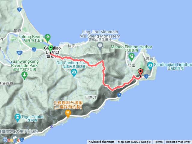 2023-1215_福隆 登福卯古道上隆隆山出萊萊