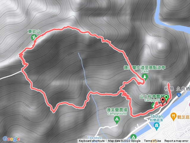 德芙蘭接東南陵上東卯山