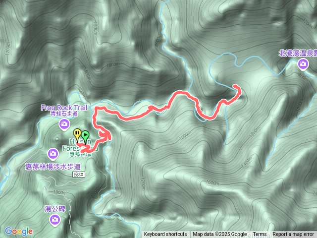 北港溪溫泉峽谷