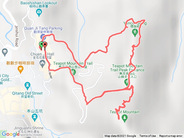 煙囪稜（有點陡亂石）+茶壺漫遊