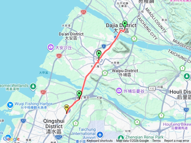 白沙屯媽祖進香日南到清水