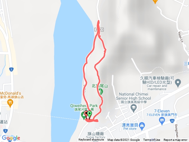 旗尾北山
