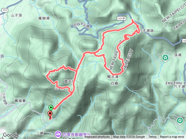 清天宮到大屯山預覽圖