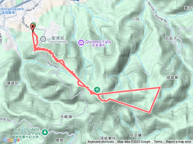 大尖山四分尾山耳空龜山