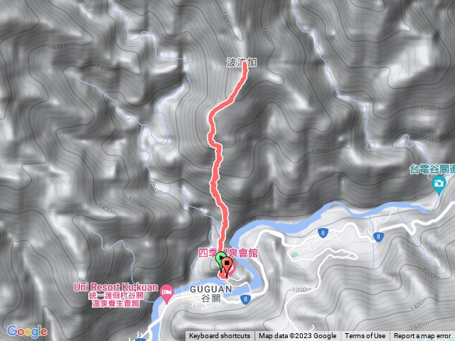谷關七雄 波津加山