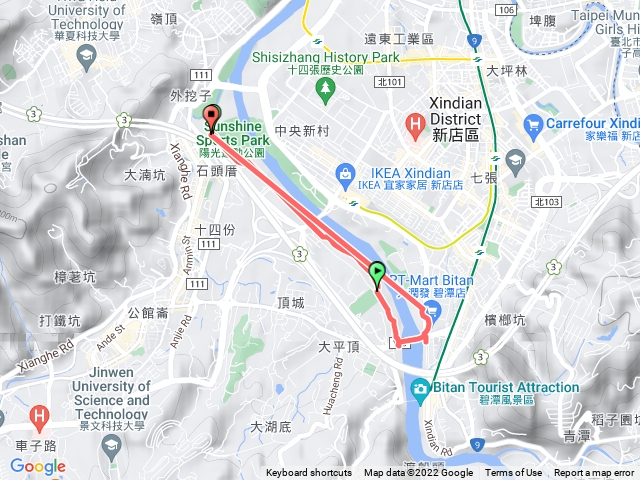 陽光河濱自行車步道
