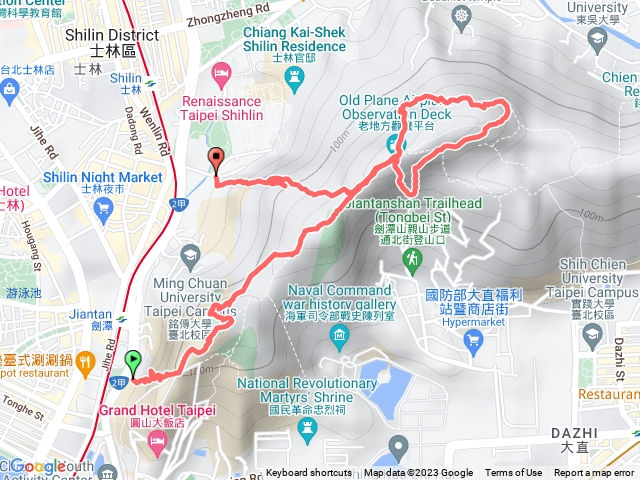 劍潭山登山