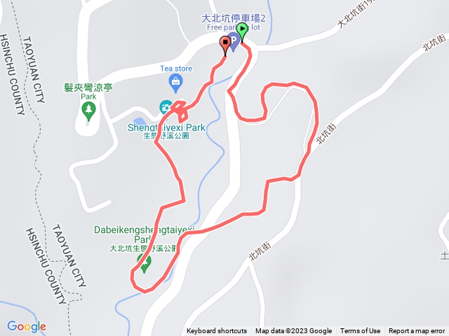 大北坑奉茶步道龍泉步道