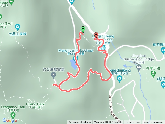 陽明山冷水坑夢幻湖