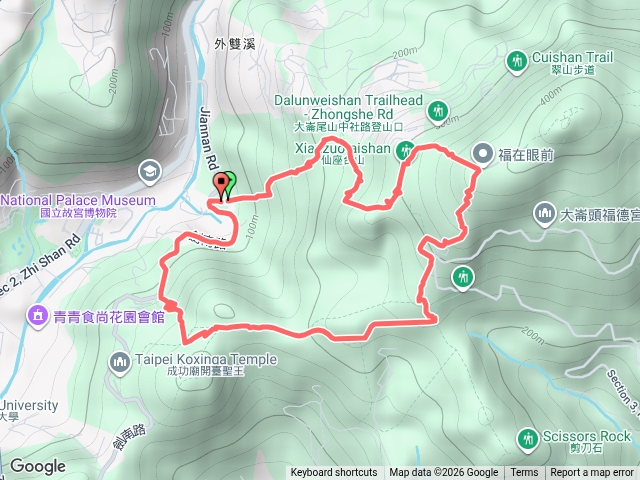 燕溪古道| 大崙尾山西峰|仙座台山|大崙尾山步道|圓明寺步道O型預覽圖