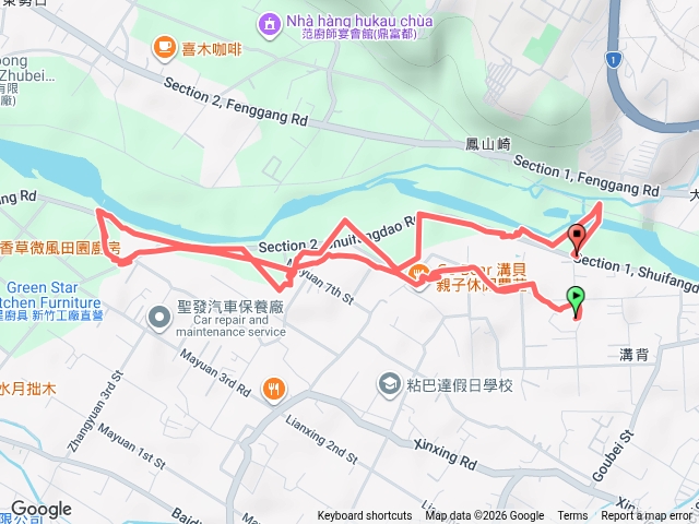 鳳山溪堤防步道健走