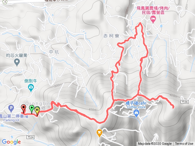 飛鳳山、牛欄窩山