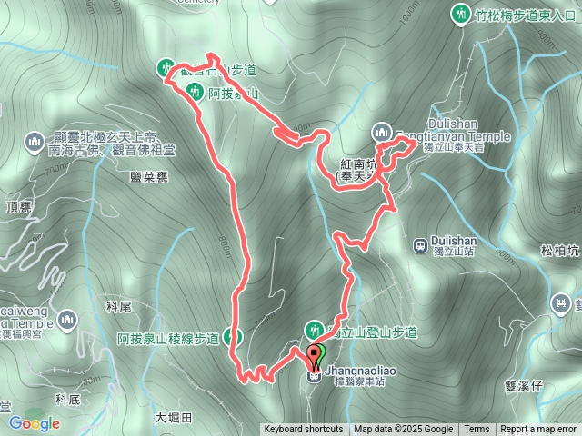 阿拔泉山、獨立山步道回樟腦寮預覽圖