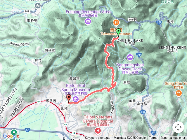 2025-05-25北投五連峰硫磺谷泡腳下新北投
