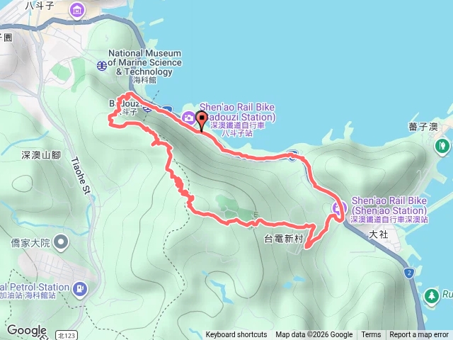 深澳山-八斗子車站上山，建基煤礦下山預覽圖