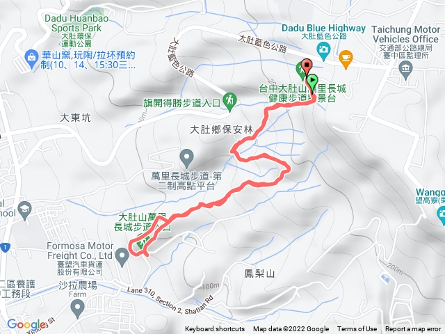 大肚萬里長城