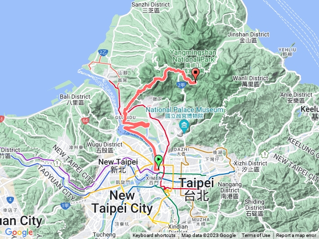 大稻埕 騎腳踏車到關渡站 走台北大縱走123段 