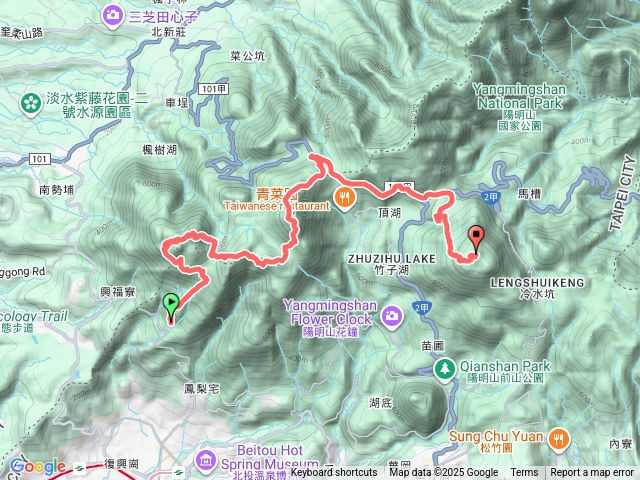 清天宮上大屯接七星下冷水坑