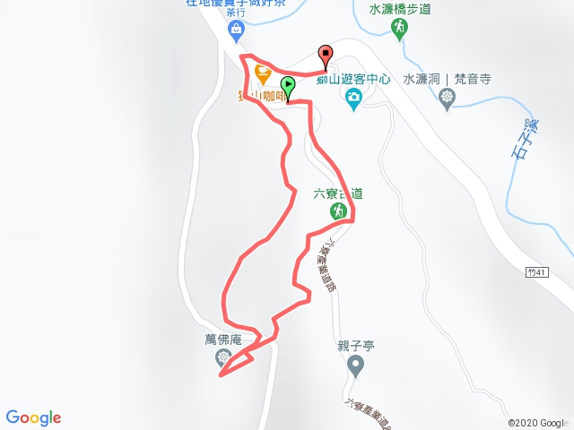 六寮古道接萬佛庵接獅山古道