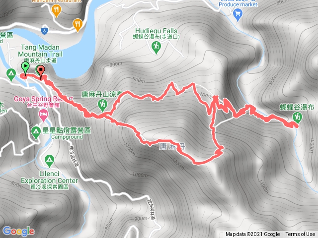 唐麻丹山蝴蝶谷瀑布