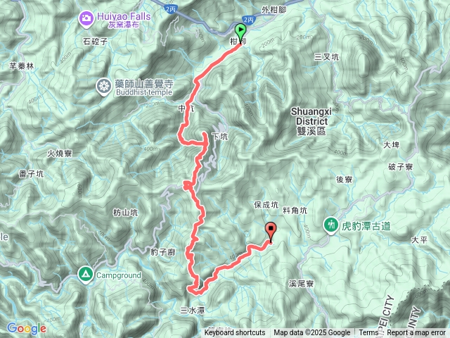 宗-中坑東山南北豹子廚山奮箕湖古道預覽圖