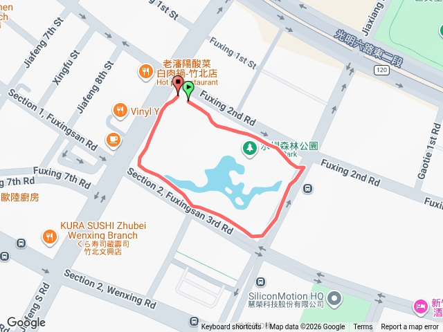 竹北水土川公園步道