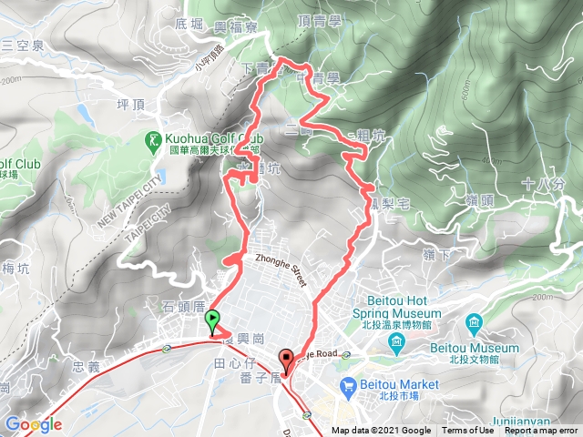 貴子坑親山步道+台北大縱走+白宮山莊步道