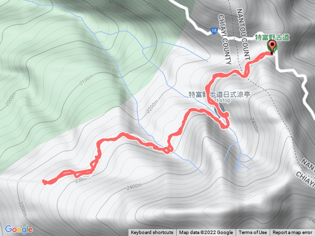 特富野走到3.7k回程，回程跑跑走走，很美的步道，特富野