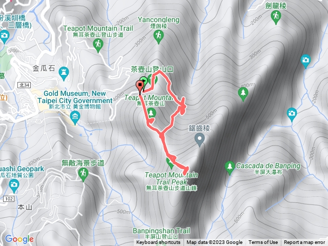 黃金洞 無耳茶壺山