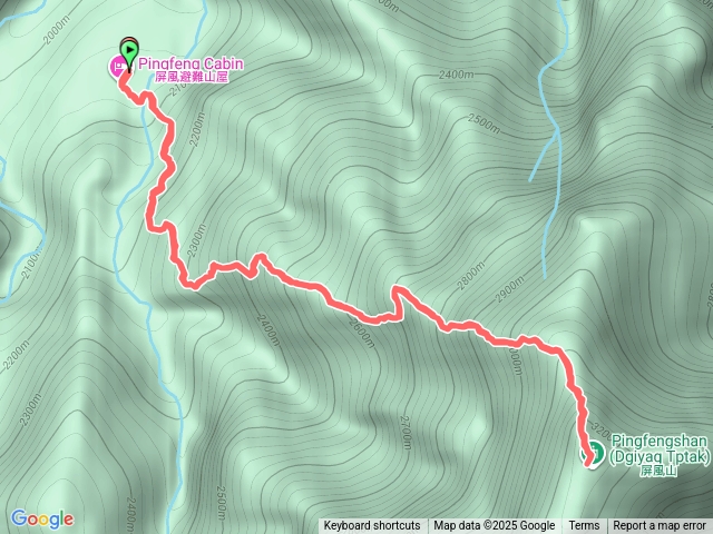 屏風D2 松針-三角點