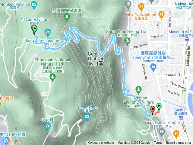 壽山台泥停車場登山口