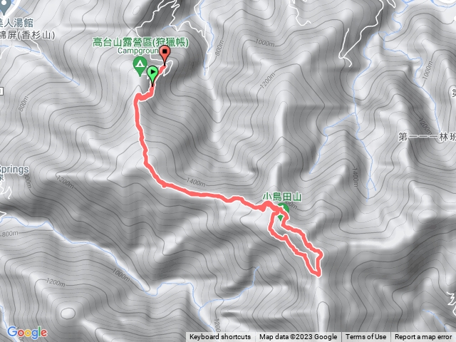 高島縱走第二登山口