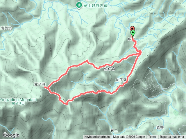 新北雙溪.宜蘭頭城郊山行程：烏山62號 鶯子嶺 太和山 坪溪古道O型縱走。預覽圖