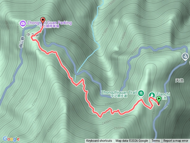 天池-中之關步道預覽圖