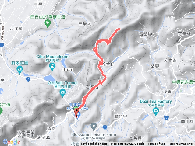 百吉白石山路線