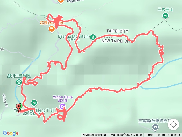 2021-11-28 銀河洞瀑布~鵝角格東峰.主峰~貓空O繞
