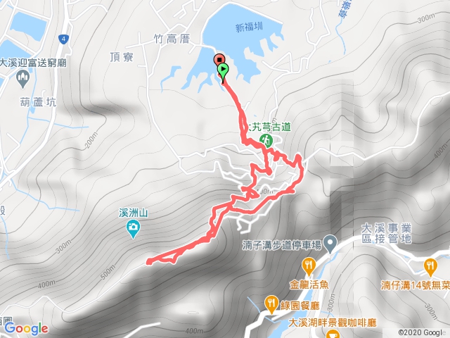 大艽芎古道、溪洲山