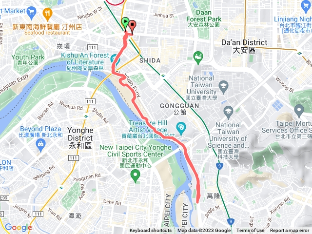 河濱慢跑