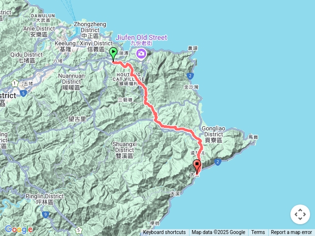 淡蘭北路瑞芳到大里