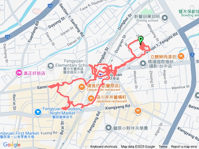 114/9/10-豐原（2）豐勢路/豐原車站/向陽路/三民路//中正路