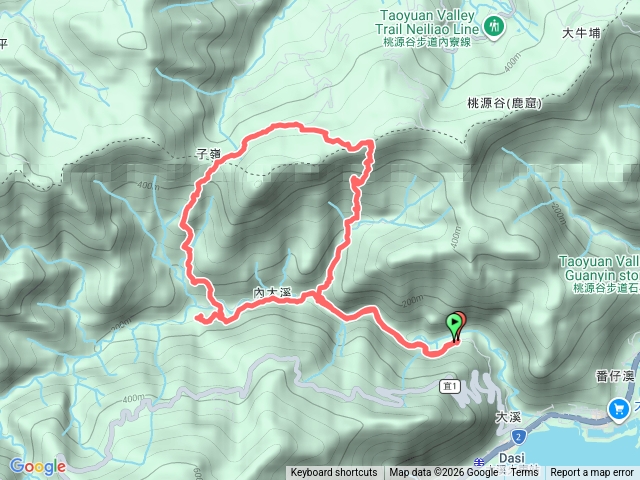 2025-06-22 大溪福德廟～大溪川古道～大溪分校～尪子嶺～睏牛山古道～保線路O繞