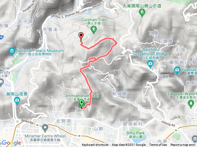 內湖金面山