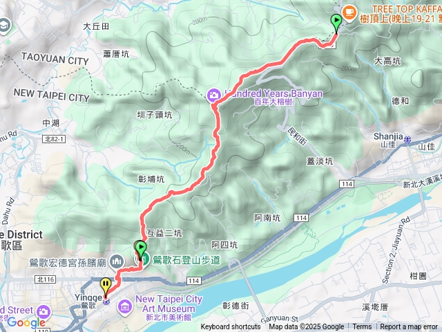 2025微笑山線：【大棟山系】百年大榕樹段預覽圖