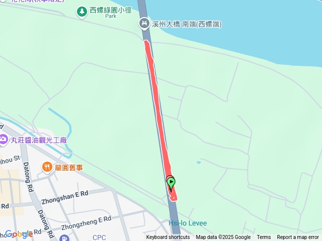 溪州大橋橋下7月19日
