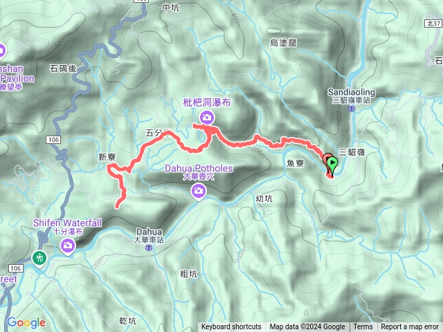 百大步道三貂嶺瀑布群步道20241216