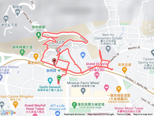 誤以為縱走五分支