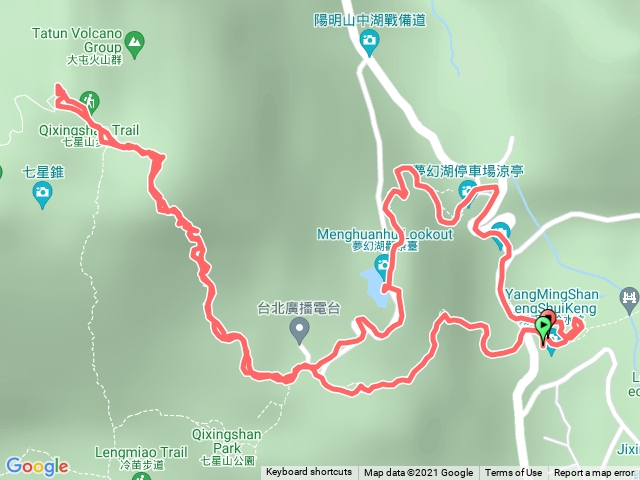 20210926七星山東峰，主峰步道（冷水坑）